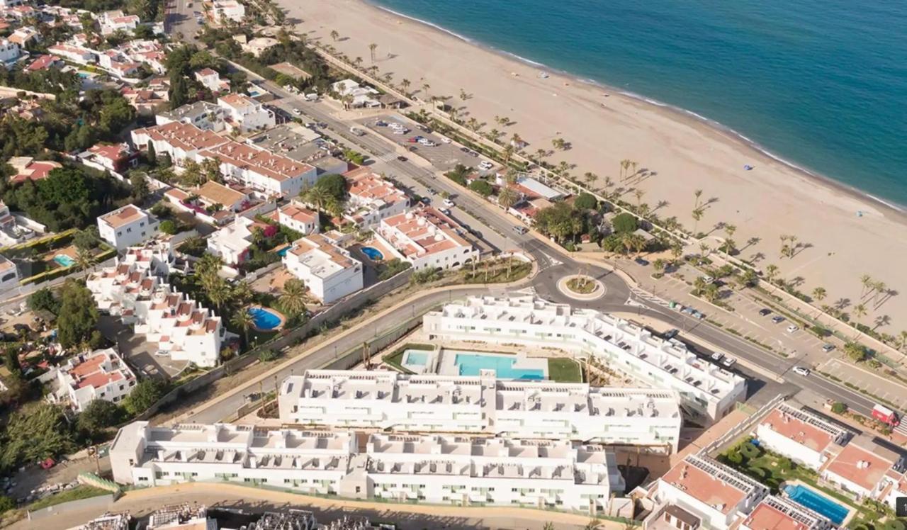 Ocean Apartament !! 1ª Linea Del Mar, Piscina, Parking, Wifi Mojacar Bagian luar foto
