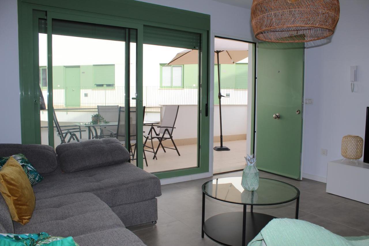 Ocean Apartament !! 1ª Linea Del Mar, Piscina, Parking, Wifi Mojacar Bagian luar foto