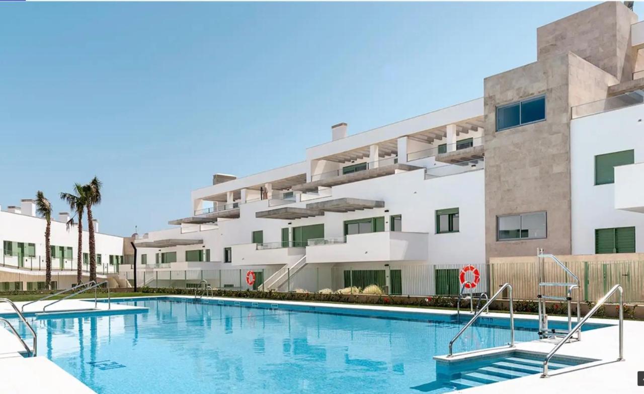 Ocean Apartament !! 1ª Linea Del Mar, Piscina, Parking, Wifi Mojacar Bagian luar foto