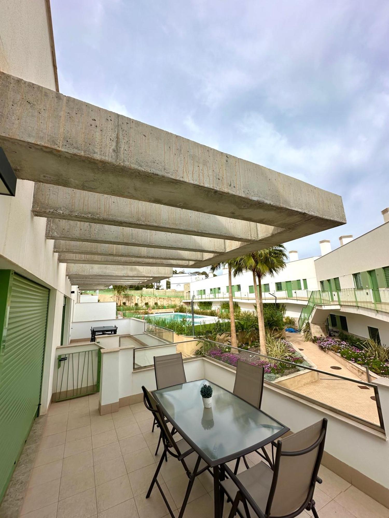 Ocean Apartament !! 1ª Linea Del Mar, Piscina, Parking, Wifi Mojacar Bagian luar foto